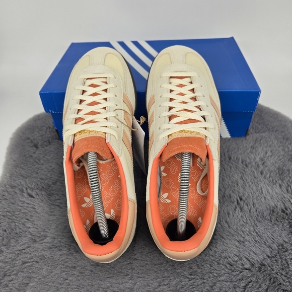 New adidas Handball Spezial 'Velvet Cream White Coral' Women's Shoes Size 10.5 - Picture 5 of 8